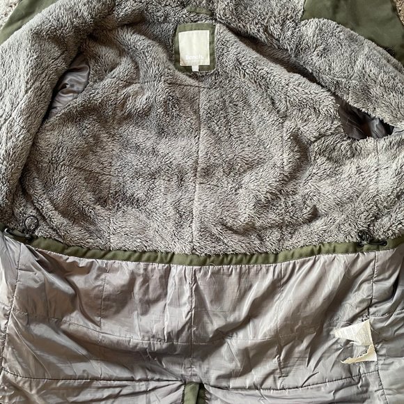 Bench Men's XL Army Olive Green Khaki Winter Jacket - Picture 10 of 14